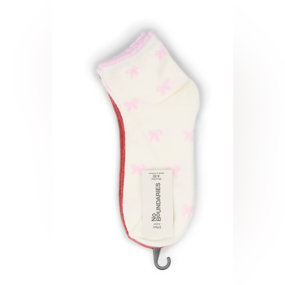 3 No Boundaries Ankle Socks, 3-Pack, Women's, Size 4-10 - Picture 14 of 16